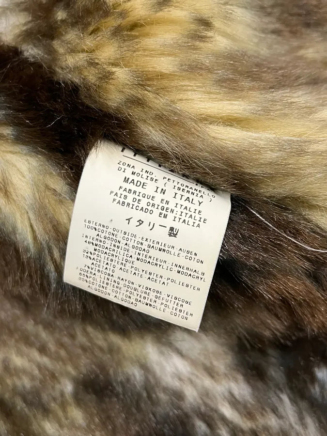 AW2001 Dolce & Gabbana Brown Corduroy Fur Jacket beyEOEx 9