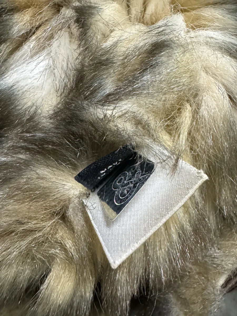 AW2001 Dolce & Gabbana Fur Brown Corduroy Jacket rclopPi 9