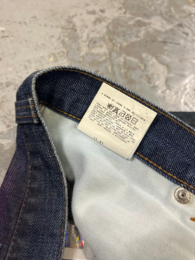 AW2001 Dolce & Gabbana Pins Blue Faded Denim Jeans GrCsJpg 13