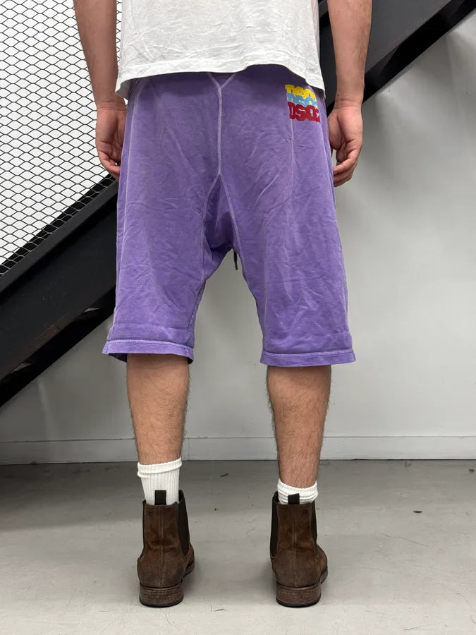 AW2001 Dsquared2 Zip-Pocket Purple Short xcSEkdt 0