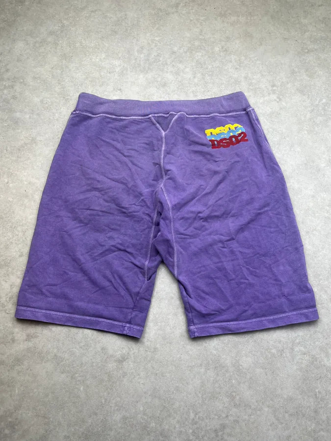 AW2001 Dsquared2 Zip-Pocket Purple Short xcSEkdt 4