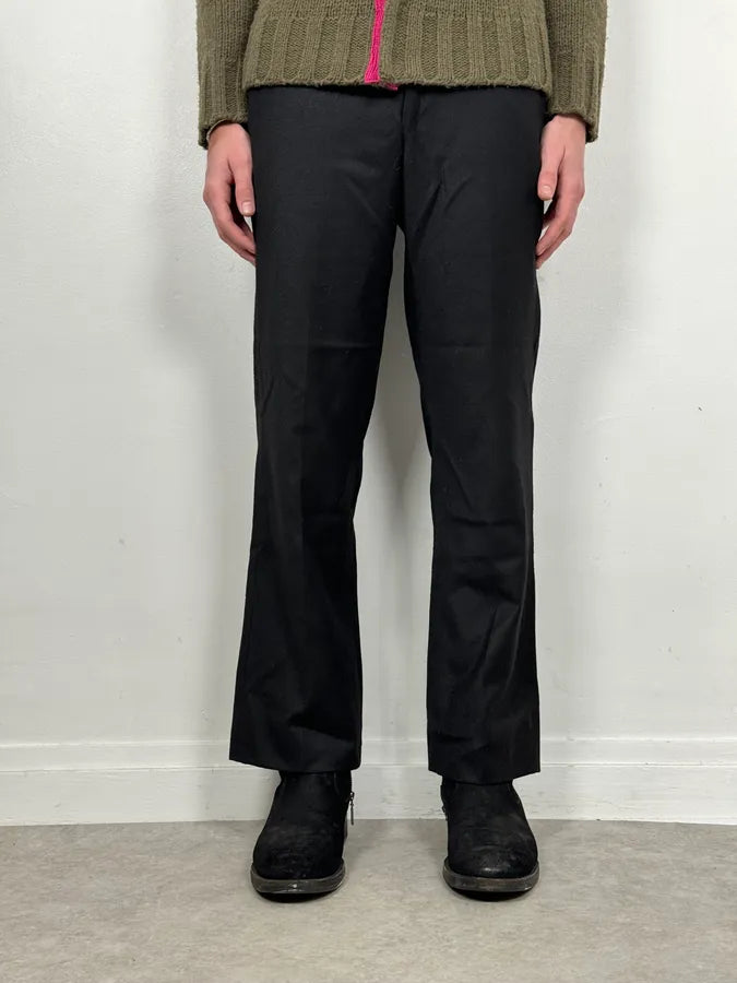 AW2001 Gucci Black Classy Tailored Pants ppTmWtO 1