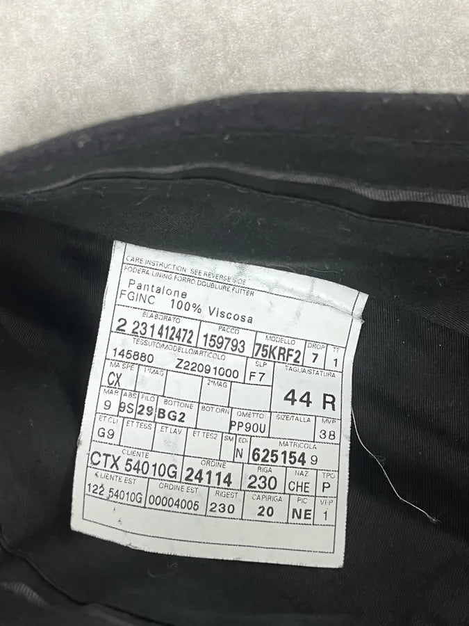 AW2001 Gucci Black Classy Tailored Pants ppTmWtO 7