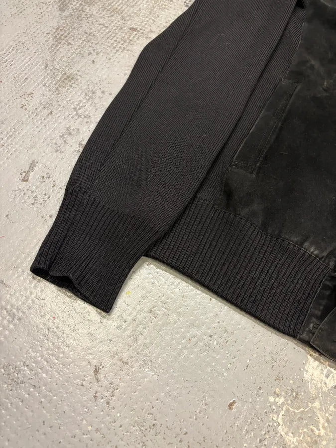 AW2001 Gucci Hybrid Suede Leather Sweater by Tom Ford tdfUqFr 7