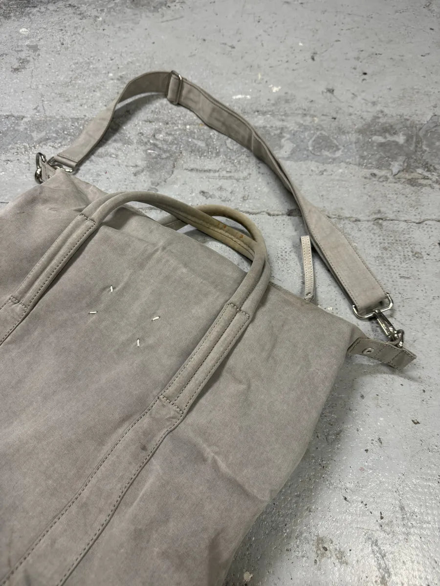 AW2001 Maison Martin Margiela Grey Canvas Handle Shoulder Bag oOSESRC 15