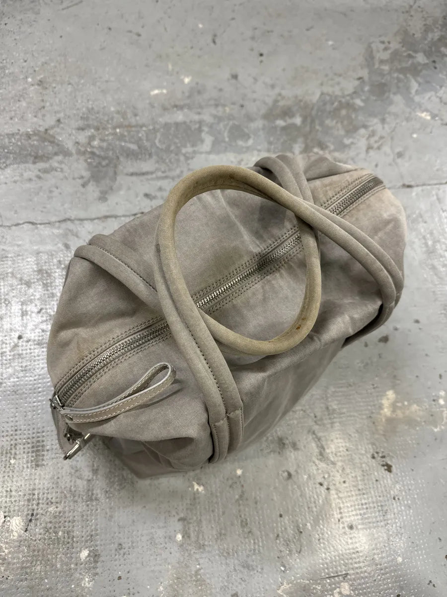AW2001 Maison Martin Margiela Grey Canvas Handle Shoulder Bag oOSESRC 6