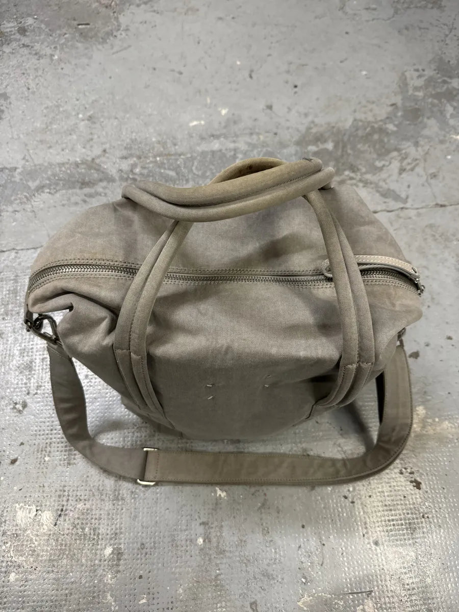 AW2001 Maison Martin Margiela Grey Canvas Handle Shoulder Bag oOSESRC 7