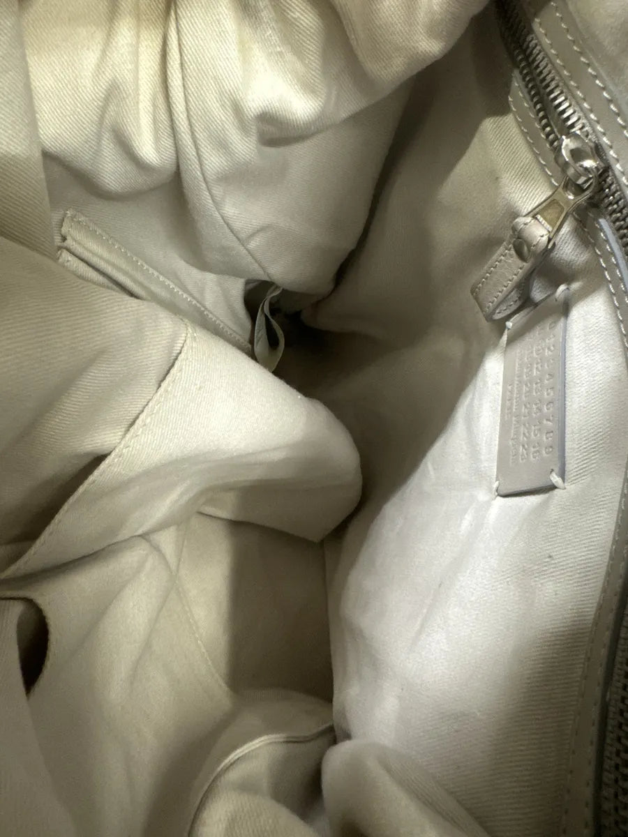 AW2001 Maison Martin Margiela Grey Canvas Handle Shoulder Bag oOSESRC 9
