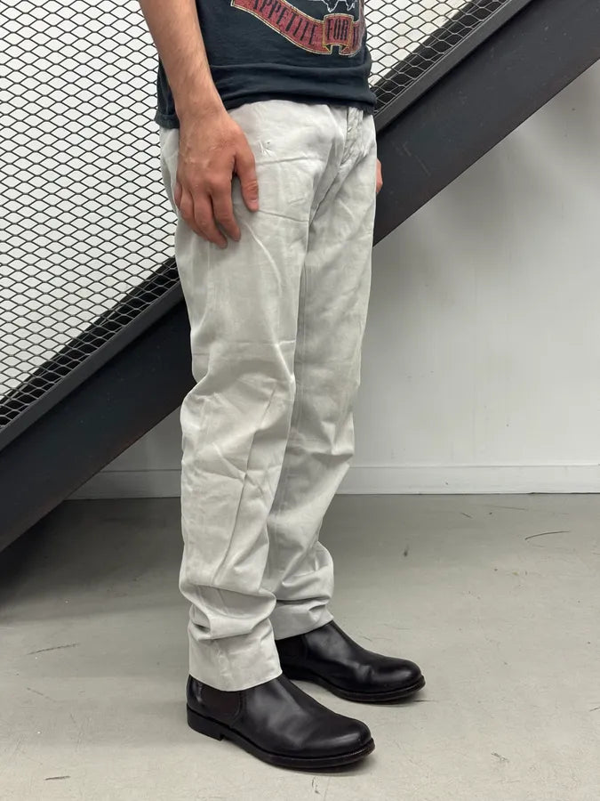 AW2001 Maison Martin Margiela Grey Chino Pants SAuelNE 1