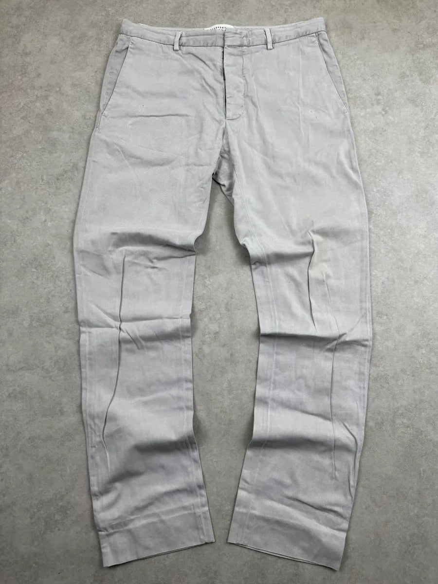 AW2001 Maison Martin Margiela Grey Chino Pants SAuelNE 3