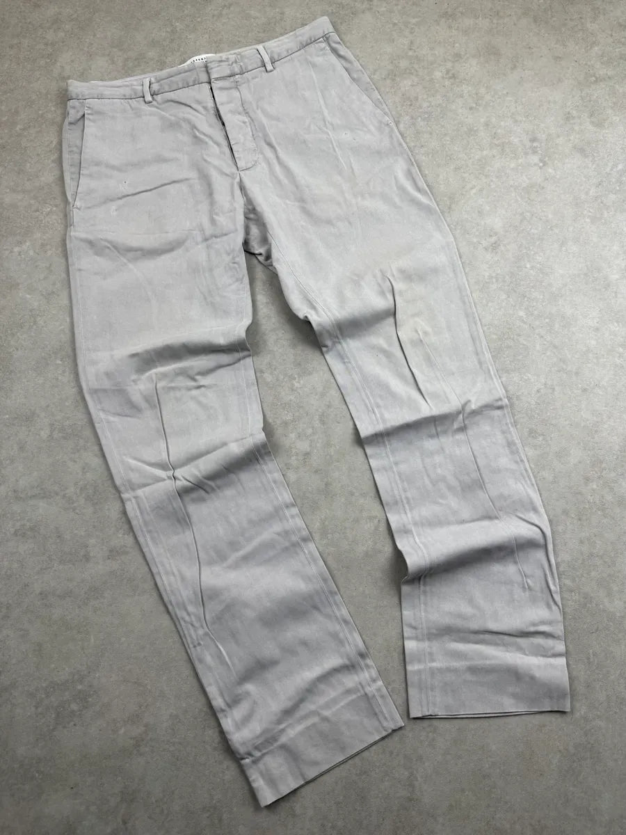 AW2001 Maison Martin Margiela Grey Chino Pants SAuelNE 4