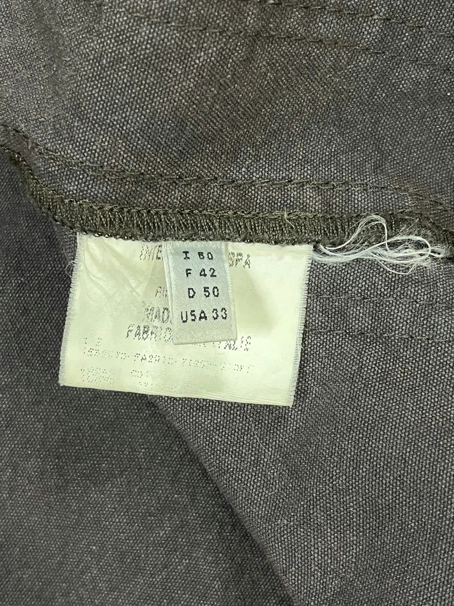 AW2001 Marithé + François Girbaud Brown Distressed Shirt Jacket auJhLjQ 7