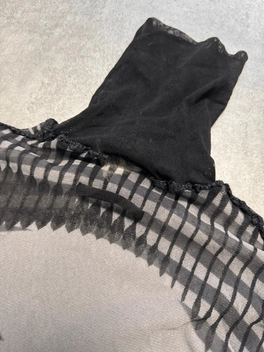 AW2001 Marlene Dietrich Mesh Turtleneck EzOxvdN 7