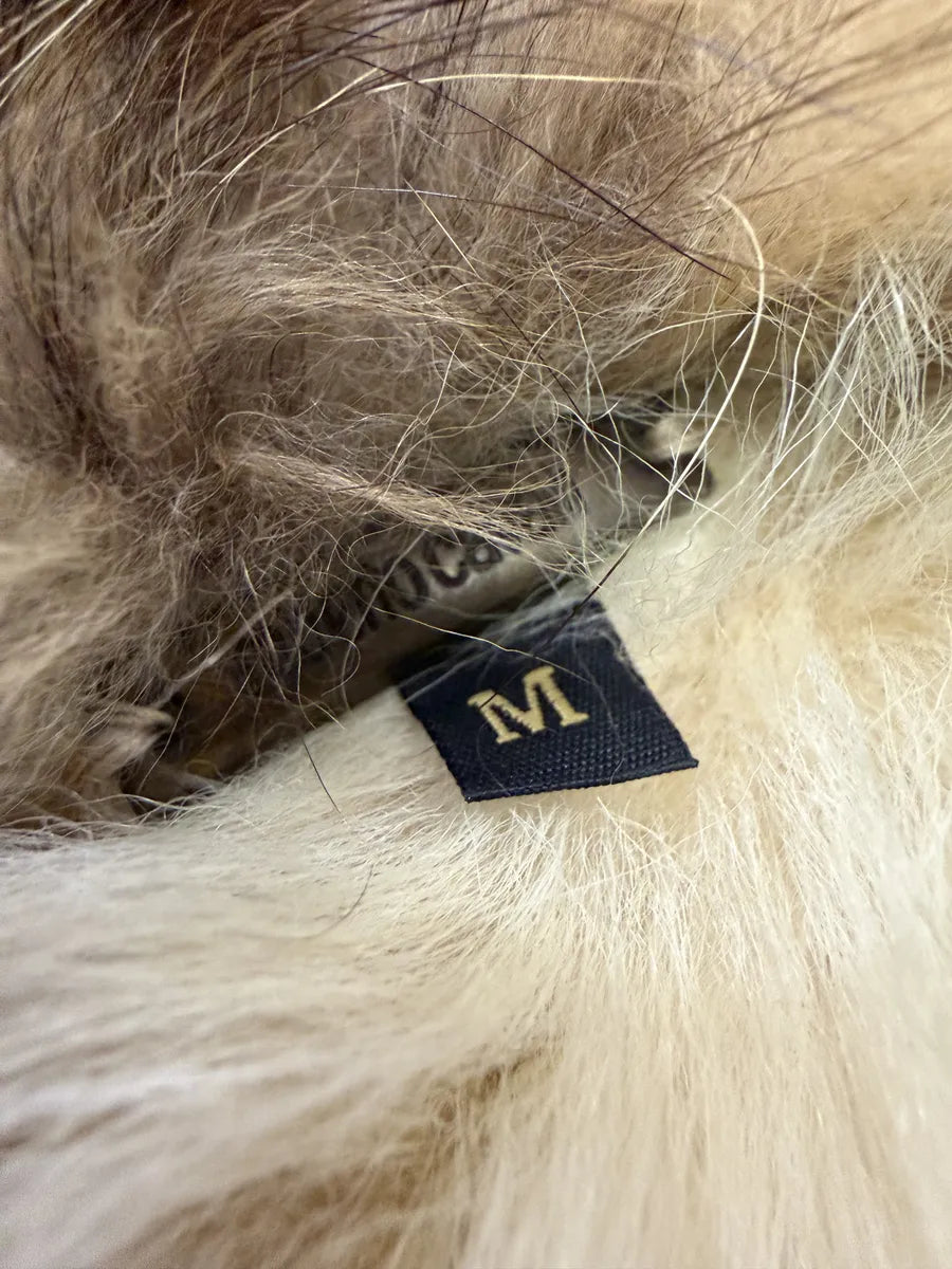 AW2001 Roberto Cavalli Beige Fur Leather Royal Leopard Jacket  qSxtBtV 12