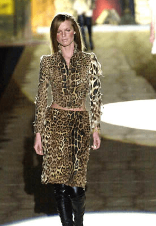 AW2001 Roberto Cavalli Beige Leopard Distressed Jacket ppnYEdF 4