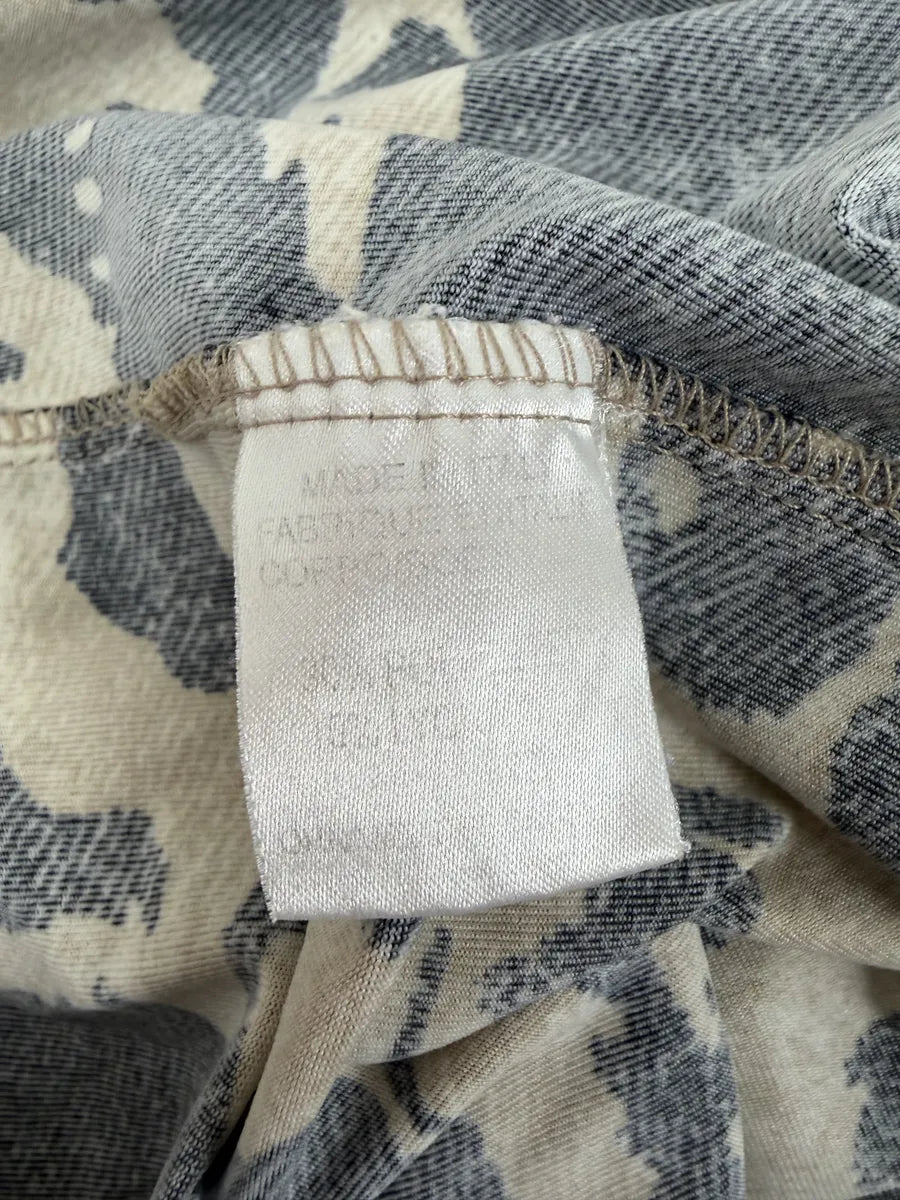 AW2001 Roberto Cavalli Camo Bird Beige T-Shirt ZtODPLx 5