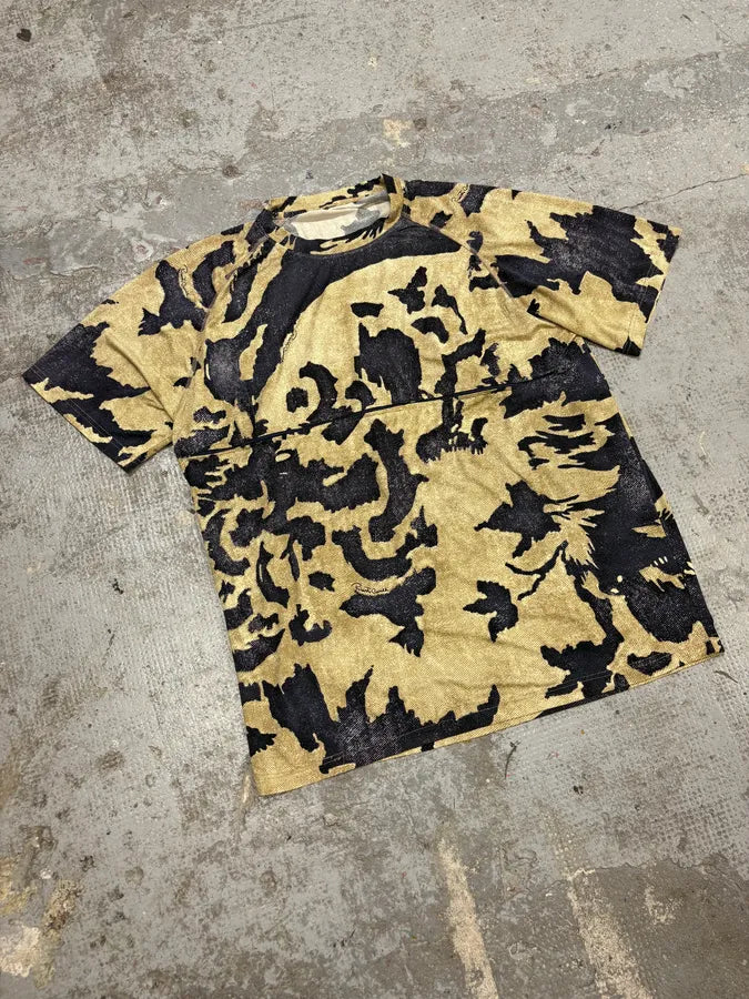 AW2001 Roberto Cavalli Camouflage Beige Tee-Shirt LOSWHJv 1