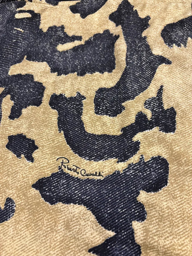 AW2001 Roberto Cavalli Camouflage Beige Tee-Shirt LOSWHJv 5