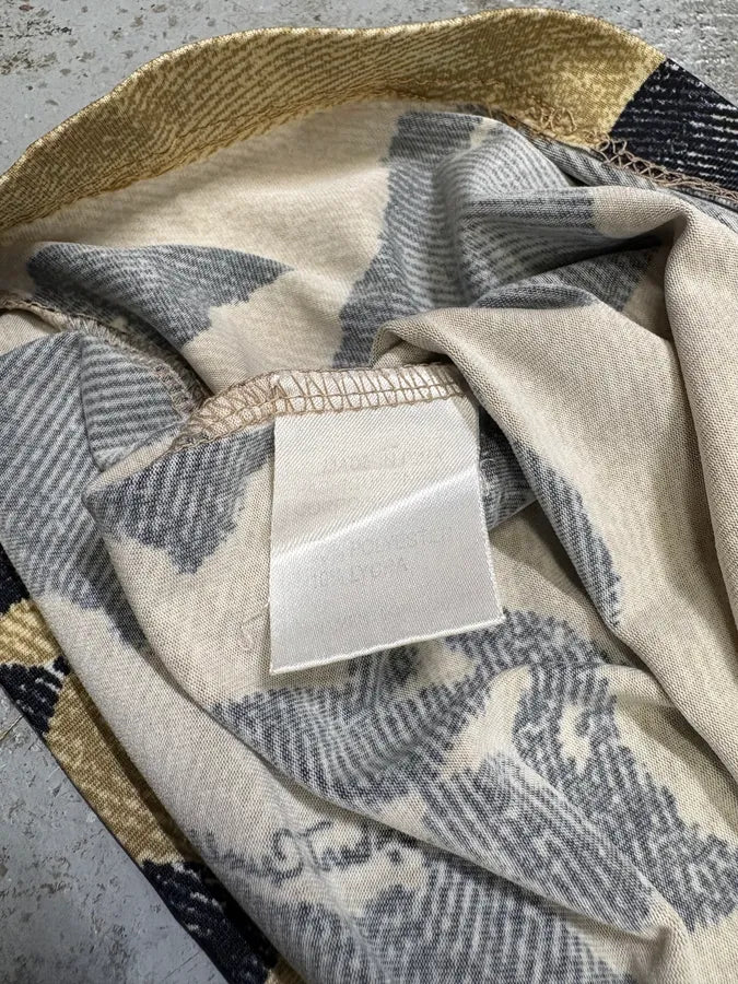 AW2001 Roberto Cavalli Camouflage Beige Tee-Shirt LOSWHJv 6