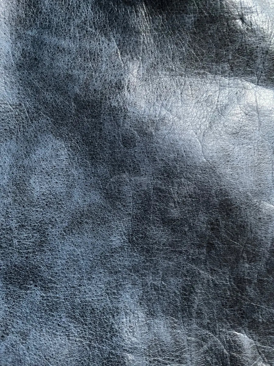 AW2001 Roberto Cavalli Pure Aqua Leather Pants YWoQagE 4