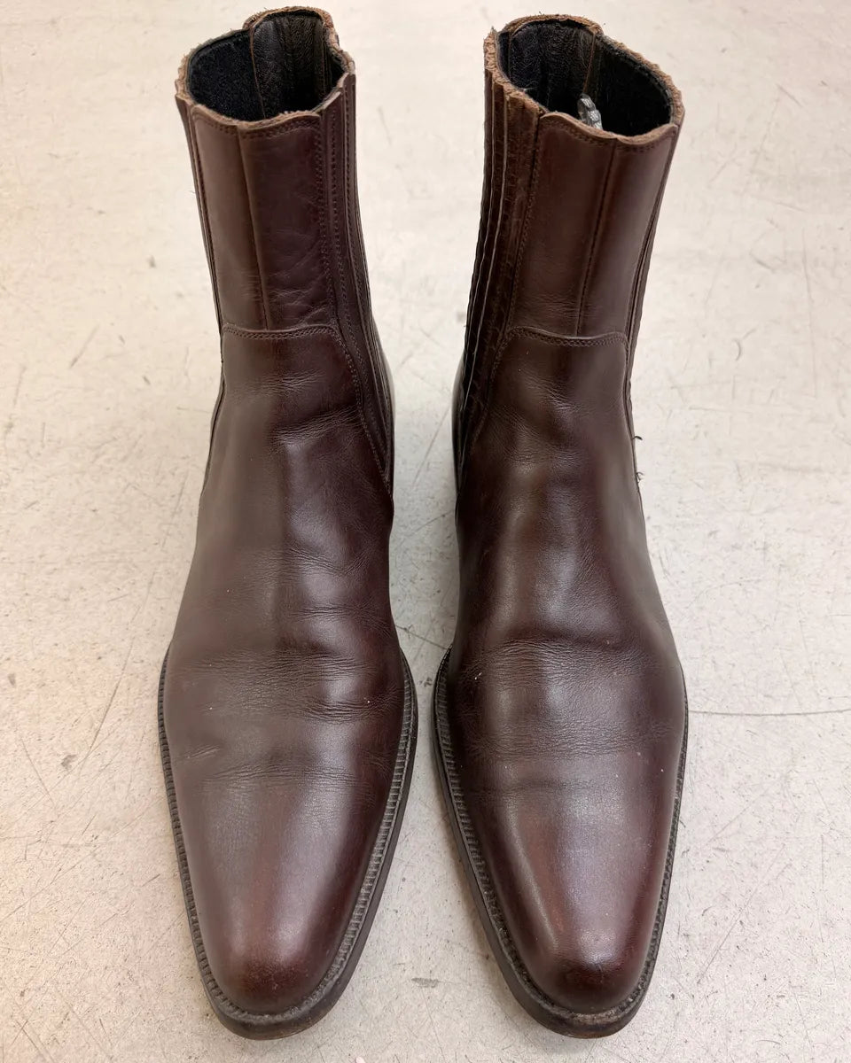 AW2002 Dolce & Gabbana Brown Leather Boots LOMHact 2
