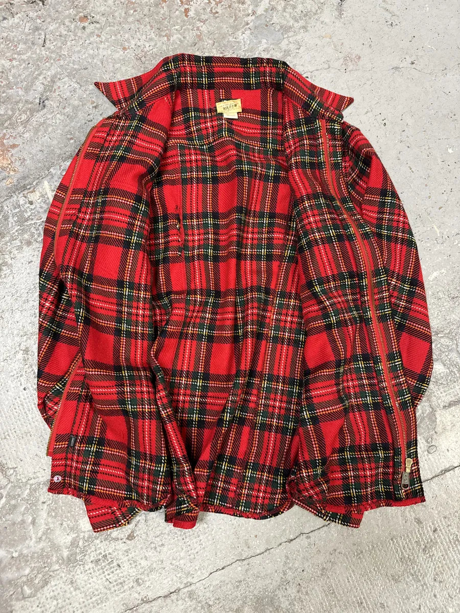 AW2002 Dolce & Gabbana Checkered Wool Red Shirt HdZeXje 4