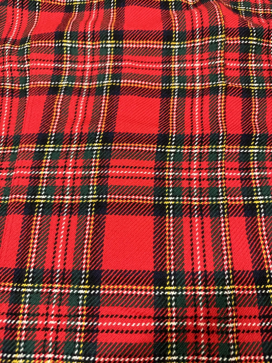 AW2002 Dolce & Gabbana Checkered Wool Red Shirt HdZeXje 7