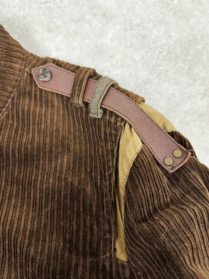 AW2002 Dsquared2 Brown Velvet Blue Jacket XYySeql 8