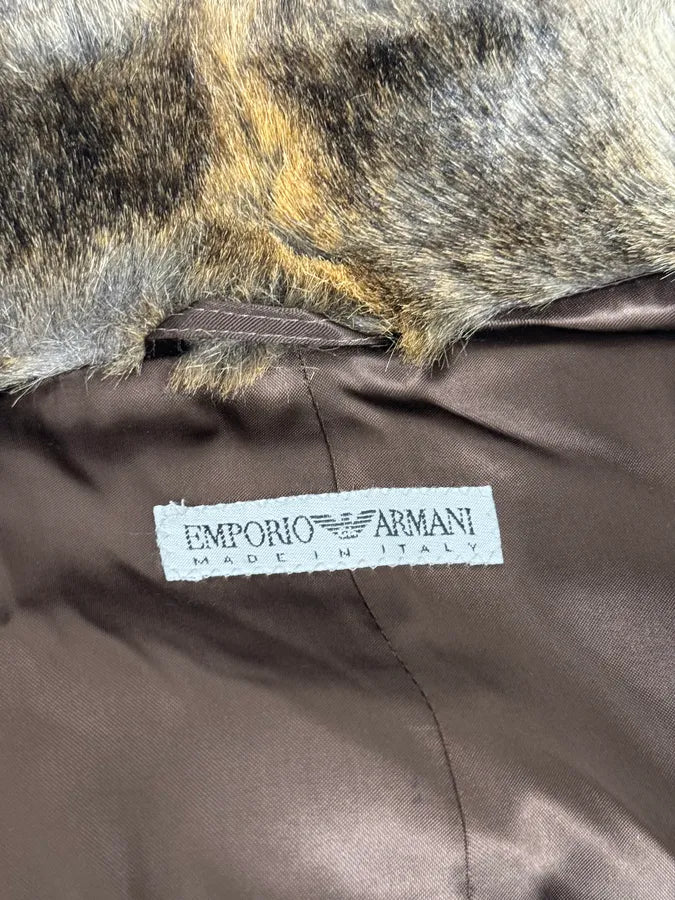 AW2002 Emporio Armani Faux Fur Cozy Jacket dikcuuk 9