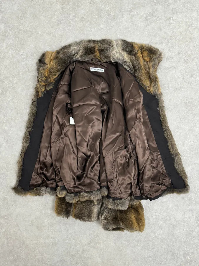AW2002 Emporio Armani Faux Fur Cozy Jacket dikcuuk 8