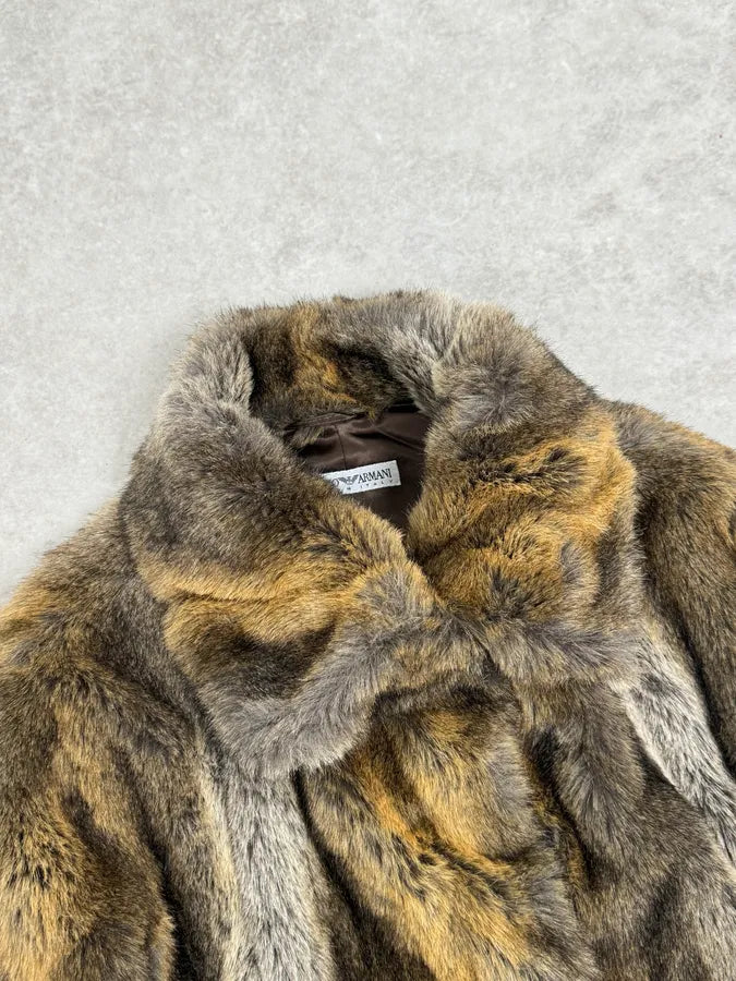AW2002 Emporio Armani Faux Fur Cozy Jacket dikcuuk 7