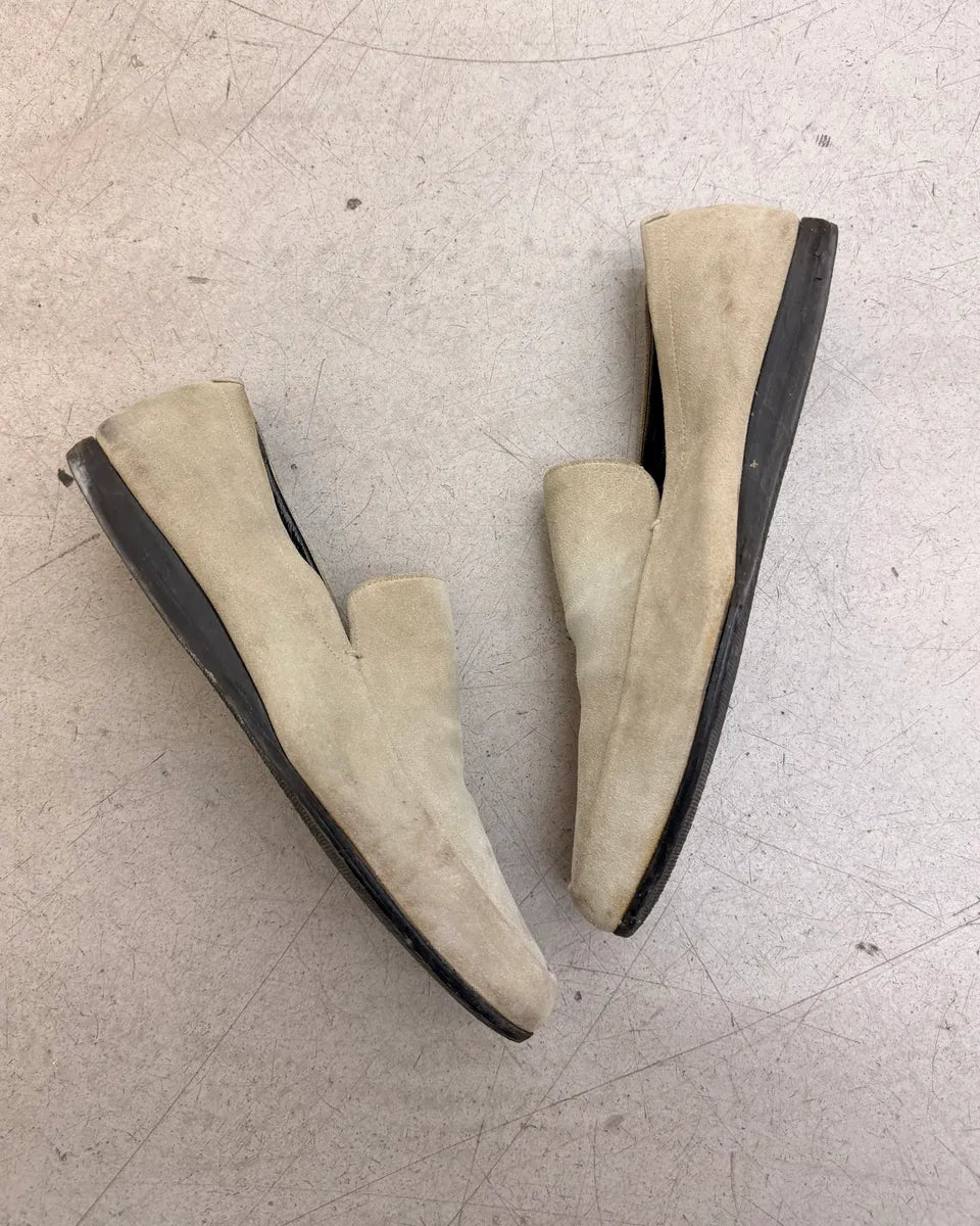 AW2002 Gucci Beige Suede Loafer Shoes by Tom Ford WZalRrU 2