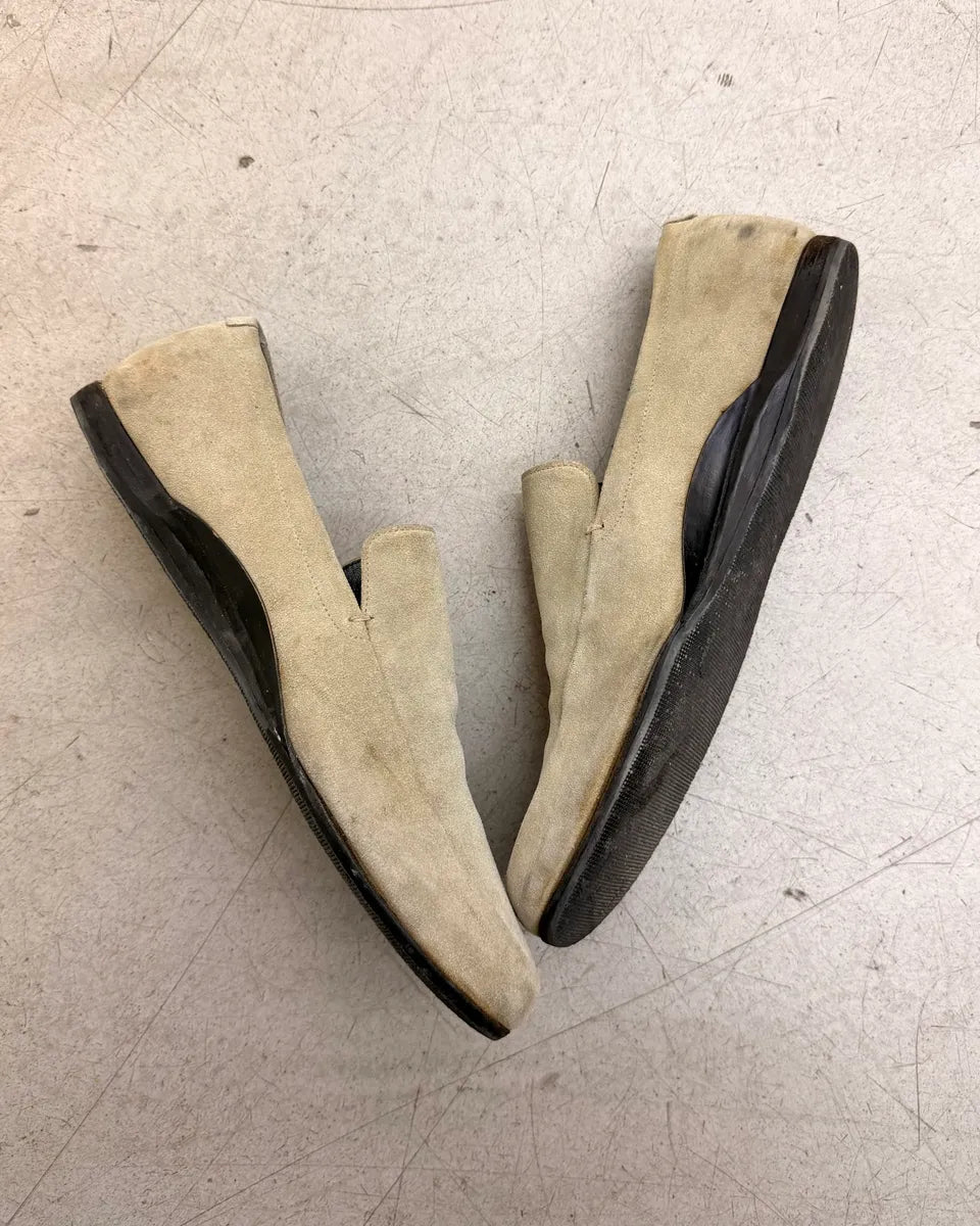 AW2002 Gucci Beige Suede Loafer Shoes by Tom Ford WZalRrU 3