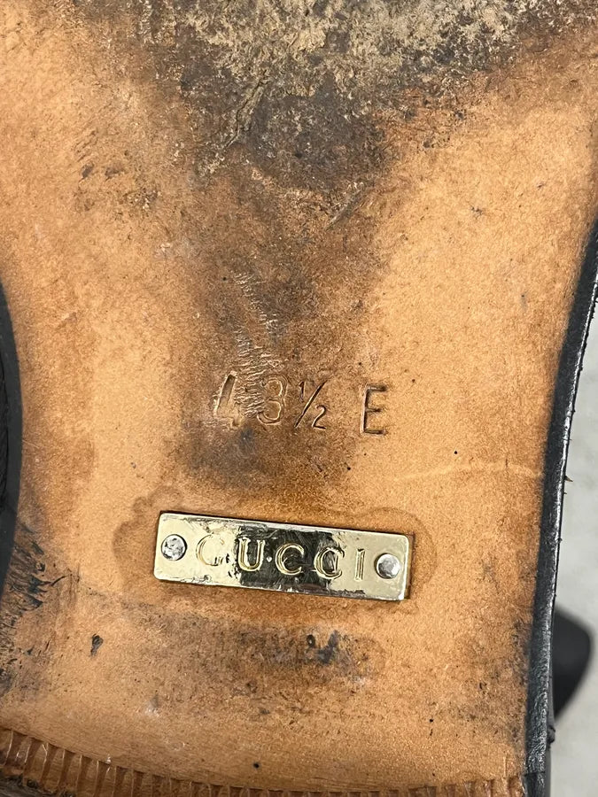 AW2002 Gucci Black Minimalist Leather Boots cOFdwGO 7