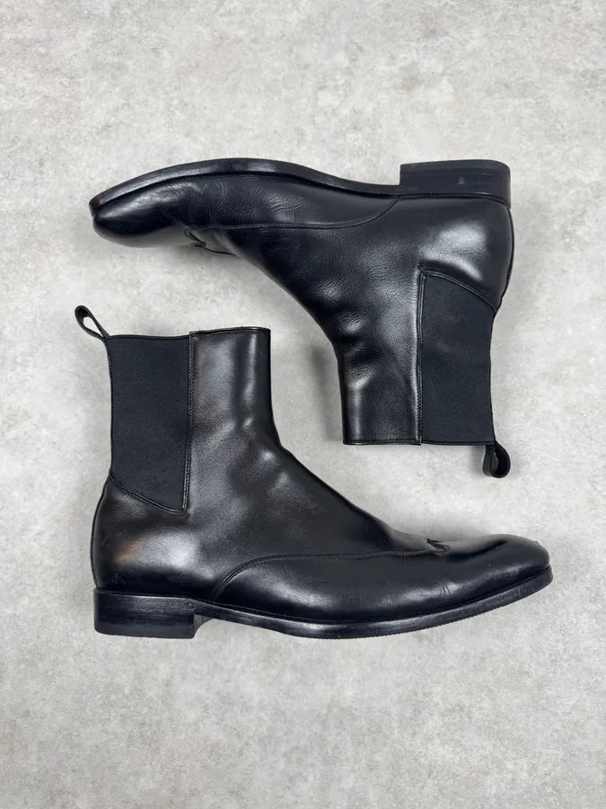 AW2002 Gucci by Tom Ford Black Leather Boots IkDAPPd 1