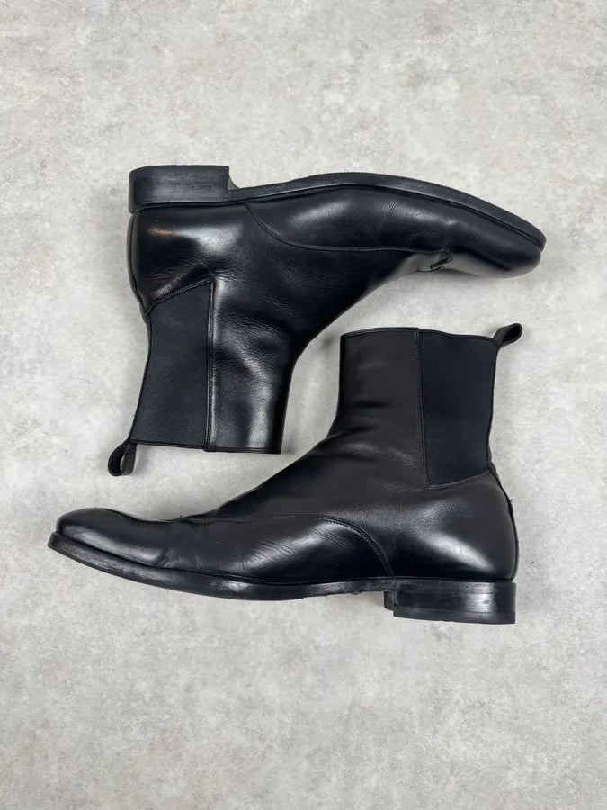AW2002 Gucci by Tom Ford Black Leather Boots IkDAPPd 3
