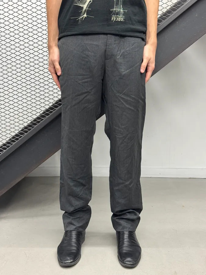 AW2002 Gucci Dark Grey Tailored Pants by Tom Ford OxSzdCO 0