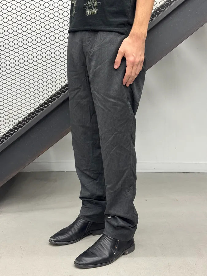 AW2002 Gucci Dark Grey Tailored Pants by Tom Ford OxSzdCO 1