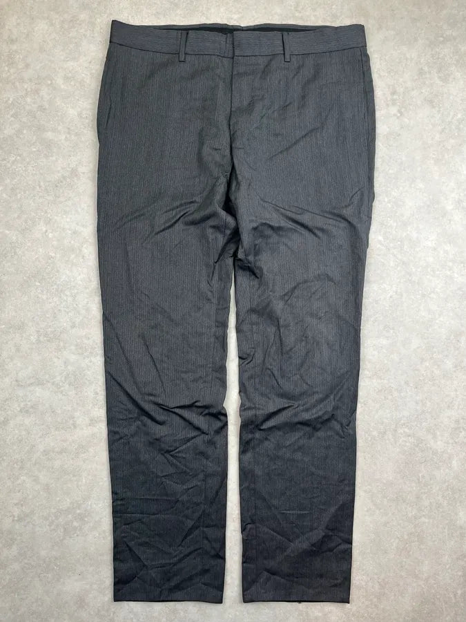 AW2002 Gucci Dark Grey Tailored Pants by Tom Ford OxSzdCO 3