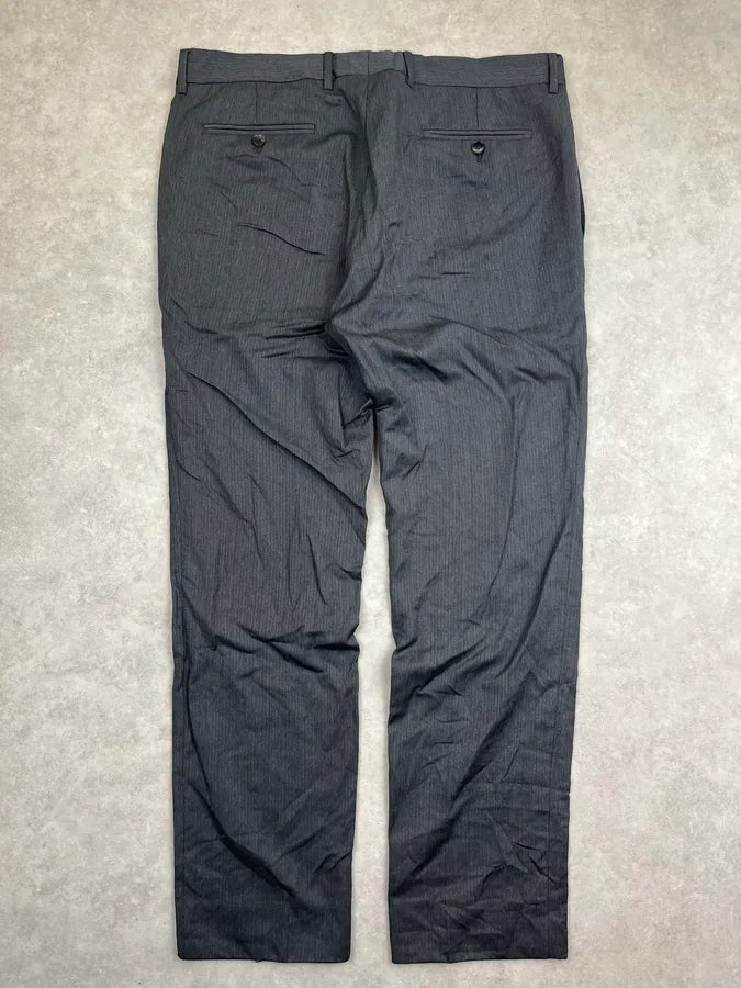 AW2002 Gucci Dark Grey Tailored Pants by Tom Ford OxSzdCO 4