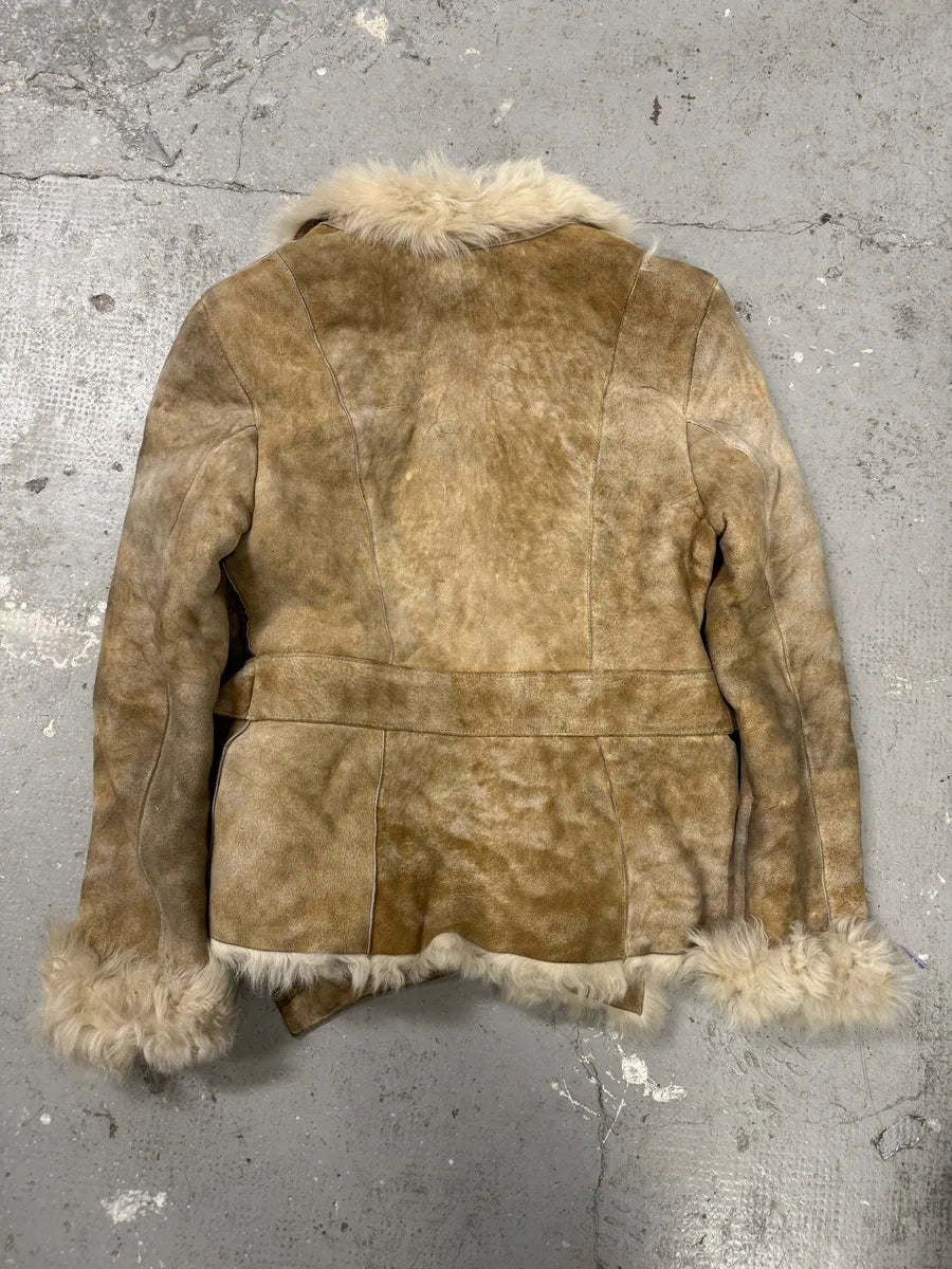 AW2002 Gucci Eroded Shearling Leather Jacket by Tom Ford ITnJnUY 1