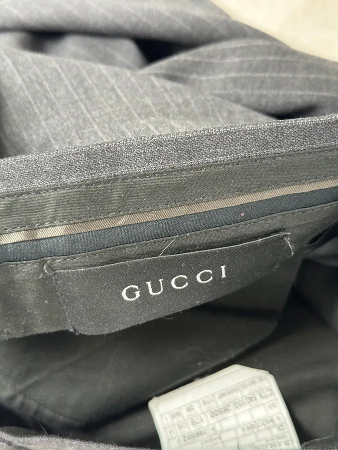 2000s Gucci Grey Classy Wool Pants by Tom Ford vSMCYka 12