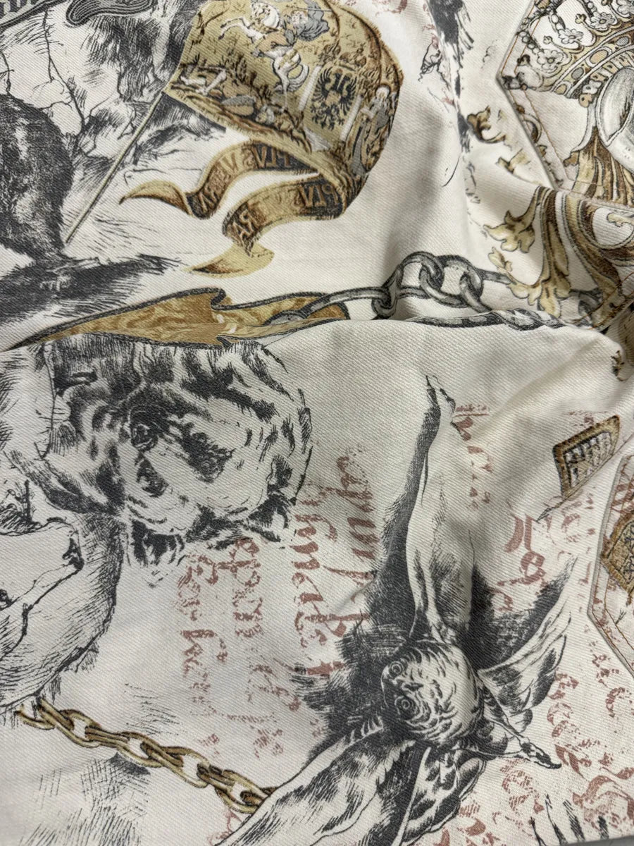 AW2002 Roberto Cavalli Fantasy Astro White Pants rXHAJoH 9