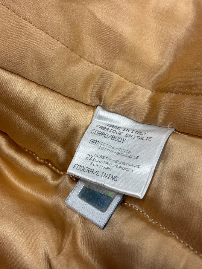 AW2002 Roberto Cavalli Gold Floral Jacquard Jacket HXPTvwO 8
