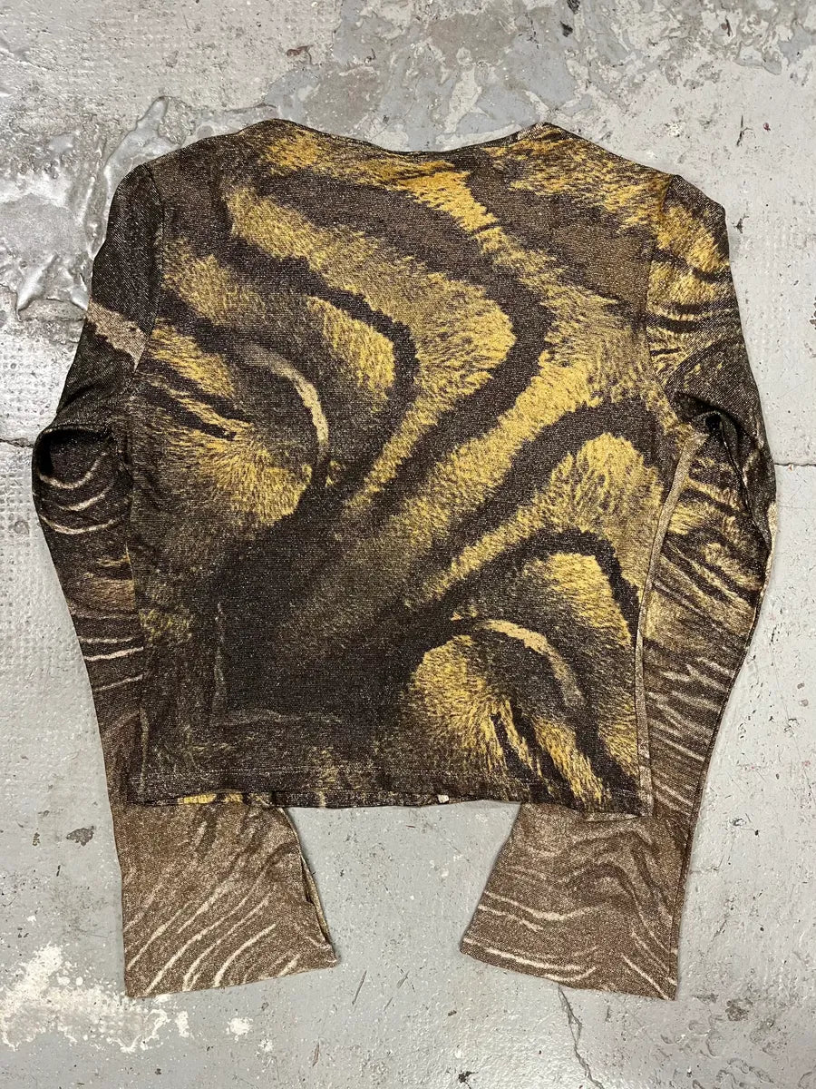 AW2002 Roberto Cavalli Savage Safari Cardigan (M) OQWNEMg 1