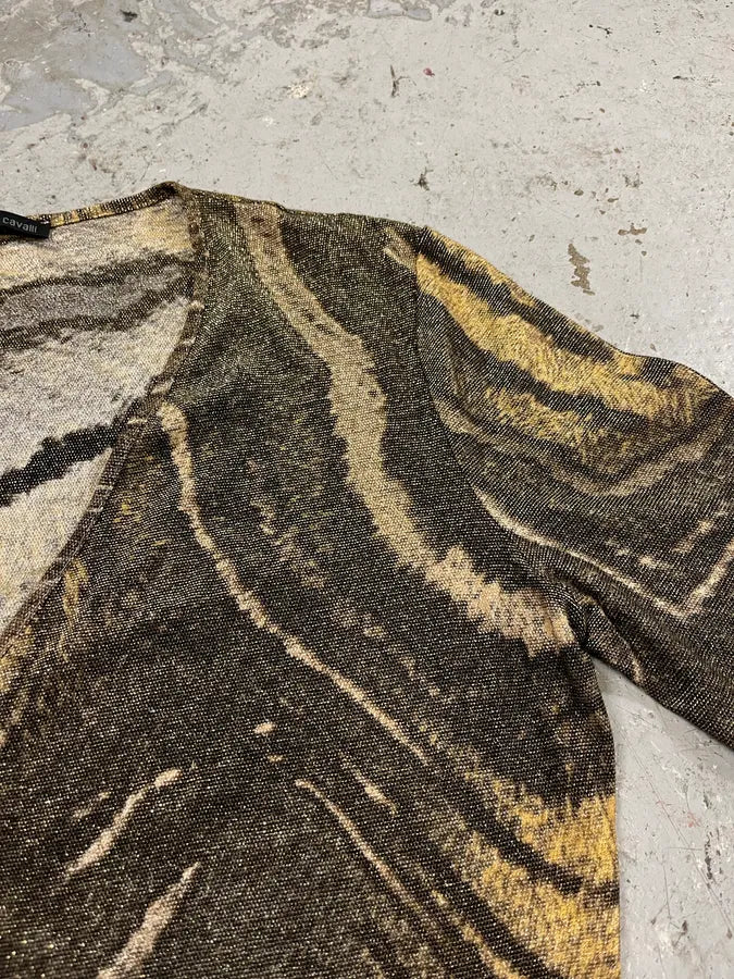 AW2002 Roberto Cavalli Savage Safari Cardigan (M) OQWNEMg 5