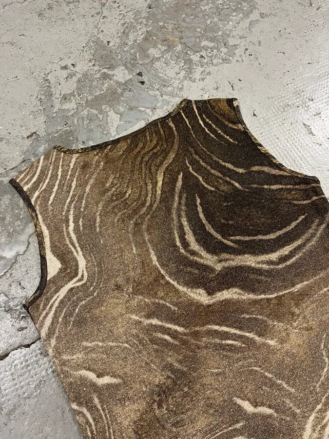 AW2002 Roberto Cavalli Savage Safari Top (S/M) azMaUhq 5