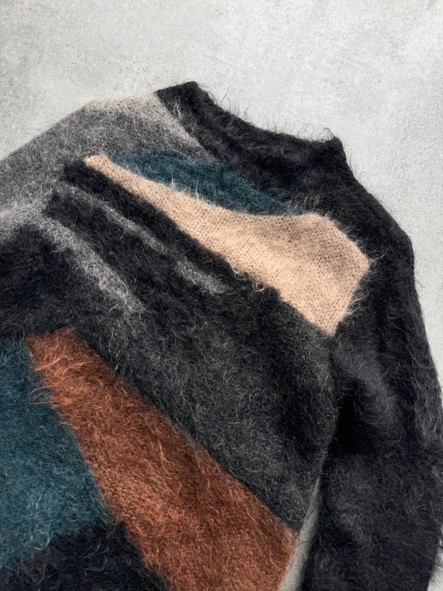 AW2002 Undercover Multicolor Mohair Knit ebRCgGh 1