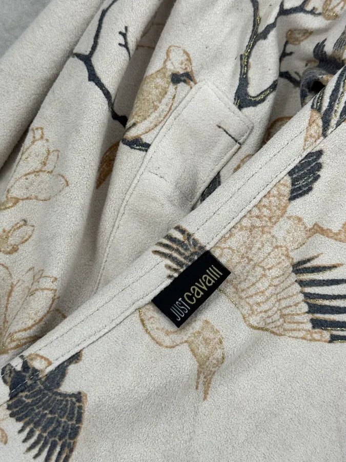 AW2003 Cavalli Asian Fantasy World Bird Cream Shirt GPCeehw 10