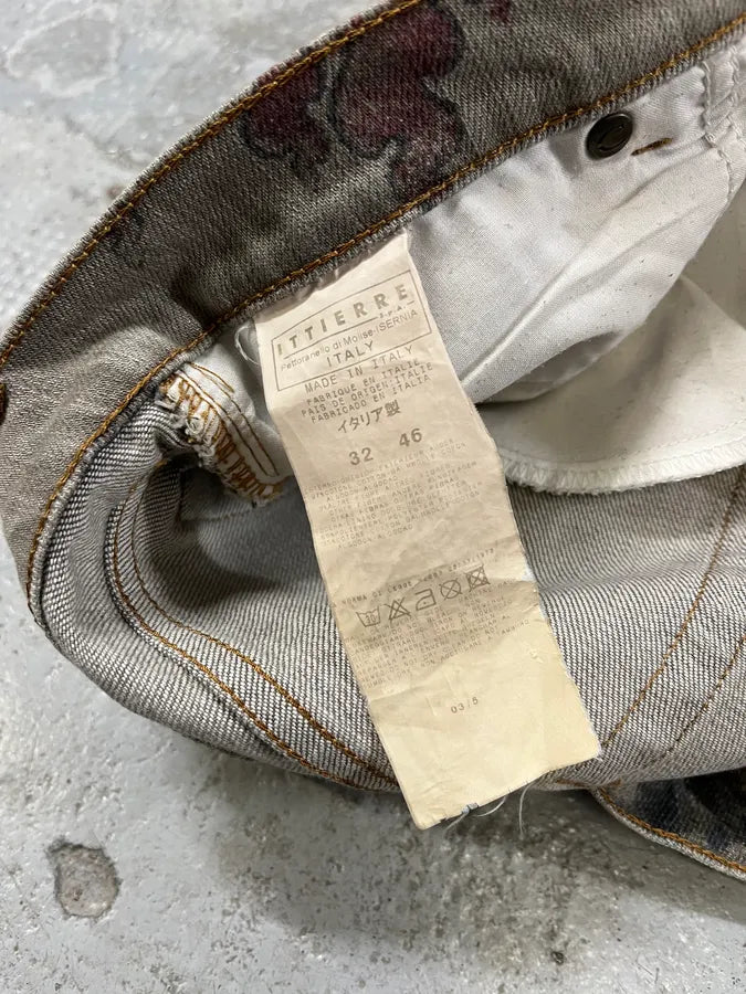 AW2003 Cavalli Asian World Fantasy Grey Denim Jeans RusTORD 11